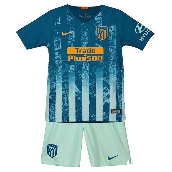 Maillot Football Atletico Madrid Third Enfant 2018-19 Bleu